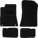 Black Velvet Floor Mats Mercedes Sl R129 Roadster 1998-2002