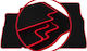 Carlux Red Car Mats Citroen Jumper I Van 1994-2006