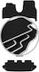 Carlux Silver Car Mats for Lancia Phedra 7 Seater 2002-2010