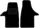 Black Velvet Car Mats Volkswagen Transporter T5 Delivery 2003-2015