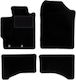 Black Velvet Floor Mats Toyota Yaris Iii Hybrid Hatchback 2013-2017