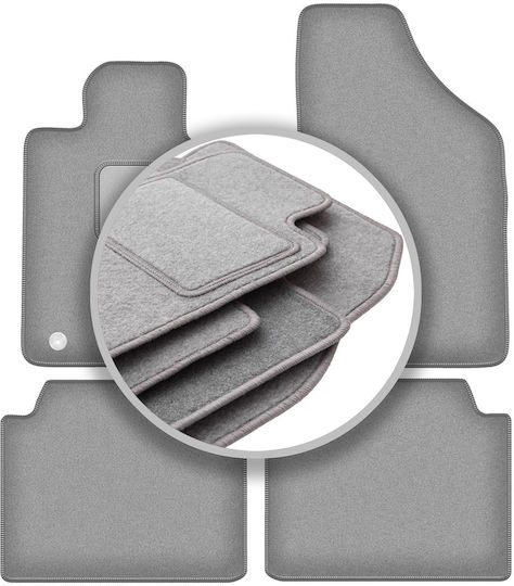 Gray Car Mats Renault Safrane Liftback 1992-2000