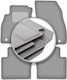 Graue Auto Fußmatten Saab 9-5 II NG Limousine Kombi Liftback Hatchback 2010-2012