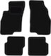Black Velvet Car Mats Fiat Punto Evo Hatchback 2008-2012