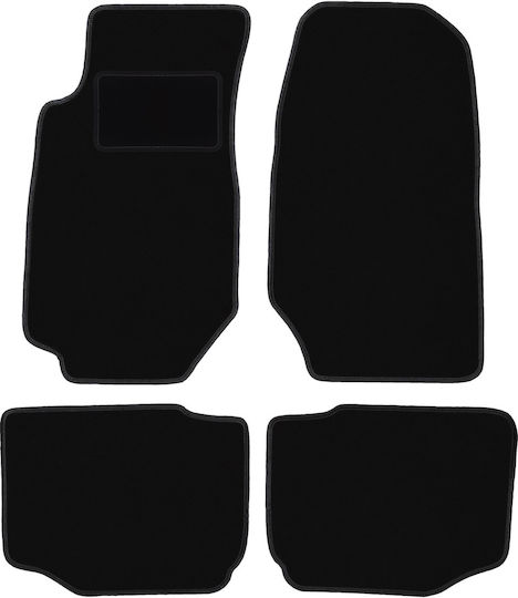 Black Velvet Floor Mats Ford Granada Sedan 1972-1985