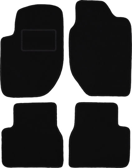 Black Velvet Floor Mats Land Rover Freelander I Suv 1996-2006