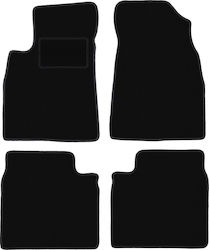Black Velvet Floor Mats Kia Opirus Sedan 2002-2011
