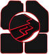 Carlux Red Car Mats Fiat Marea Sedan 1995-2001