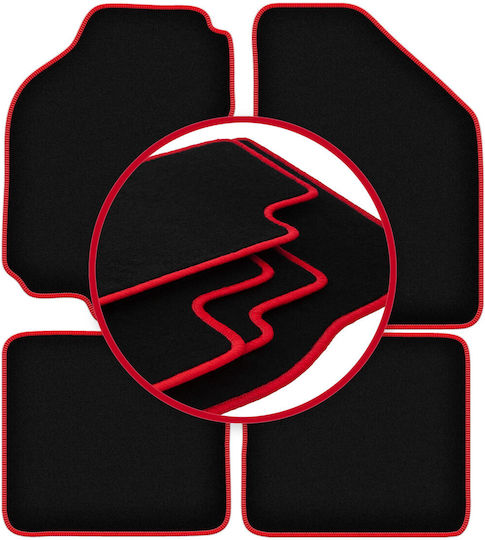 Carlux Red Car Mats Fiat Marea Sedan 1995-2001