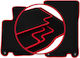 Carlux-rote Autoteppiche Mercedes SL R230 Roadster 2001-2011