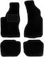 Black Velvet Car Mats for Audi V8 Sedan 1988-1993