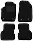 Black Velvet Car Mats Alfa Romeo Giulietta Hatchback 2010-2020