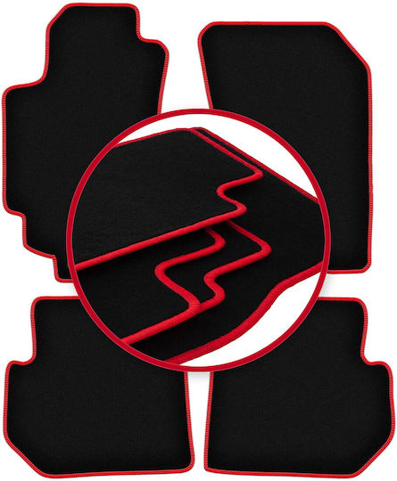 Carlux-red Car Mats Subaru B9 Tribeca Suv 2009-2009
