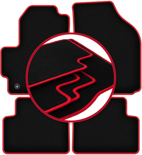 Carlux-red Car Mats Chevrolet Matiz Hatchback 2004-2009