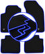 Carlux-blaue Autoteppiche Lancia Delta III Hatchback 2008-2014