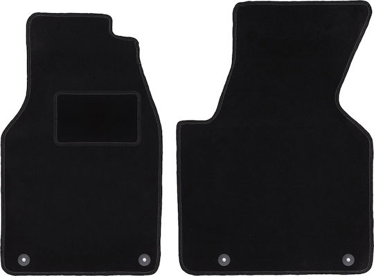 Black Velvet Floor Mats Volkswagen Transporter T4 Multivan Delivery 1993-2001