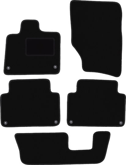 Black Velvet Floor Mats Audi Q7 I 4l Suv 2005-2015