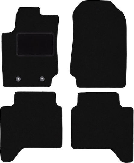 Black Velvet Floor Mats Ford Ranger Pickup 2012-2019