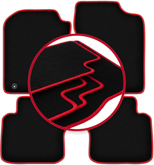 Carlux-red Car Mats Daihatsu Cuore Vii L276 Hatchback 2007