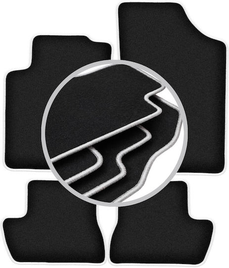 Carlux-silver Car Mats Citroen C2 Hatchback 2003-2009