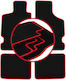 Carlux-red Car Mats Citroen Saxo Hatchback 1996-2003