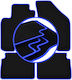 Carlux-blaue Autoteppiche Chevrolet Lacetti Hatchback Limousine 2003-2012