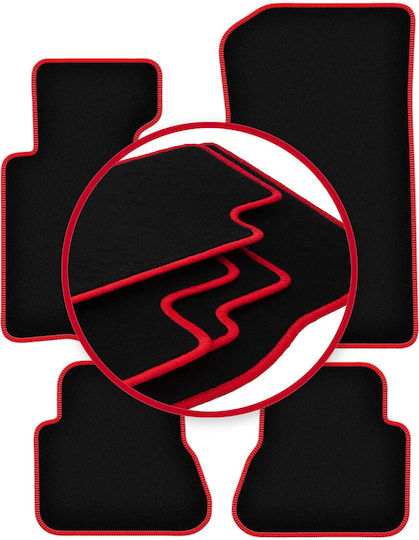 Carlux-red Car Mats Bmw 3 E46 Cabrio 2000-2007