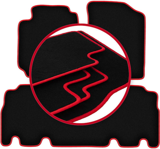 Carlux-rote Autoteppiche Toyota Yaris Verso Minivan 1999-2005