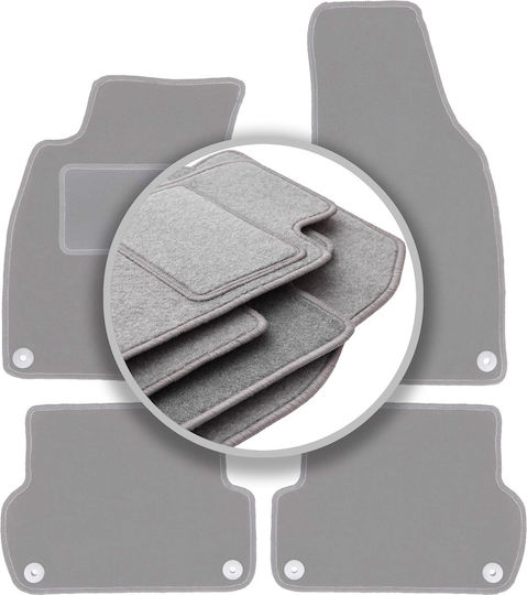 Gray Car Mats for Seat Exeo Sedan and Station Wagon 2008-2015