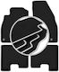 Carlux-Silber Autoteppiche Opel Adam Hatchback 2012