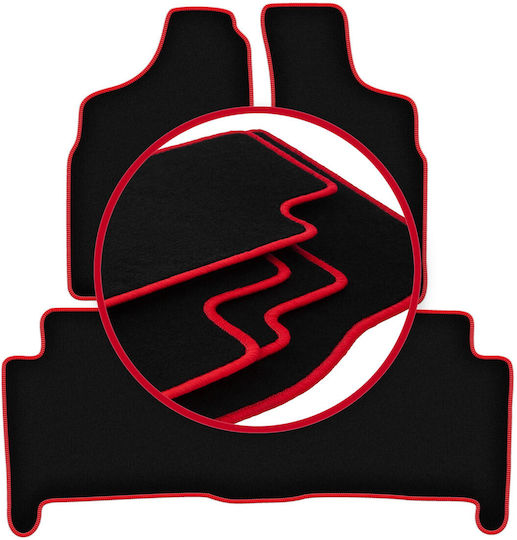 Carlux Red Car Floor Mats Volkswagen Phaeton Long Sedan 2002-2012