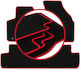 Carlux-red Car Mats Chevrolet Rezzo Minivan 2000-2011