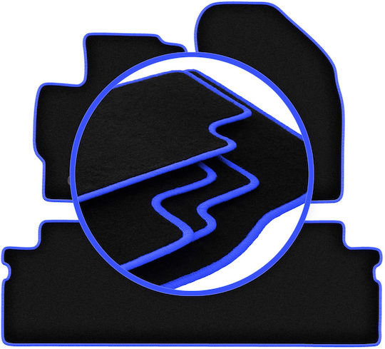 Carlux Blue Car Mats for Toyota Verso Minivan 2009-2013