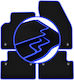 Carlux Blue Car Mats Volvo C30 Hatchback 2006-2012