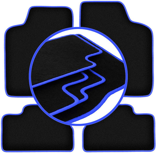Carlux-blue Car Mats Opel Ascona C Liftback Sedan 1981-1988