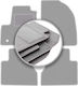 Gray Car Mats for Ford Tourneo Connect Van 2013-2017