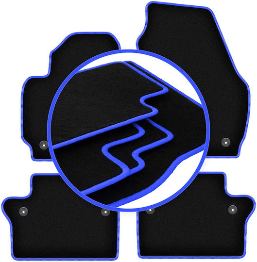 Carlux-blue Car Mats Volvo S80 Ii Sedan 2006-2016