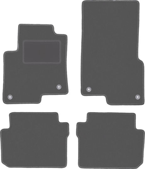 Graphite Car Mats Smart Forfour I Hatchback 2004-2007