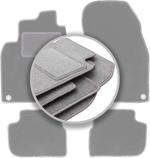 Gray Car Mats Saab 9-3 Ii Convertible 2002-2014