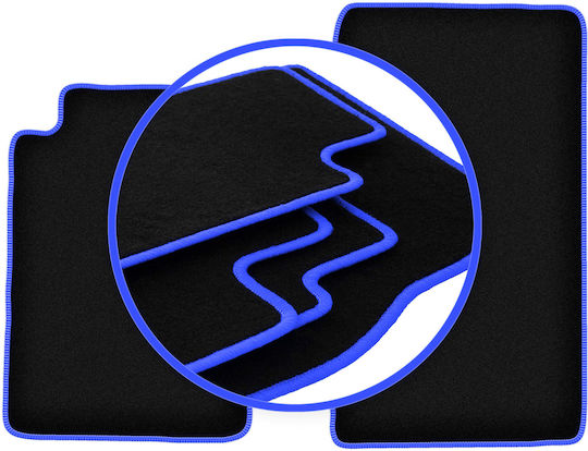 Carlux-blau Autoteppiche Mercedes SLK R170 Cabriolet 1996-2004