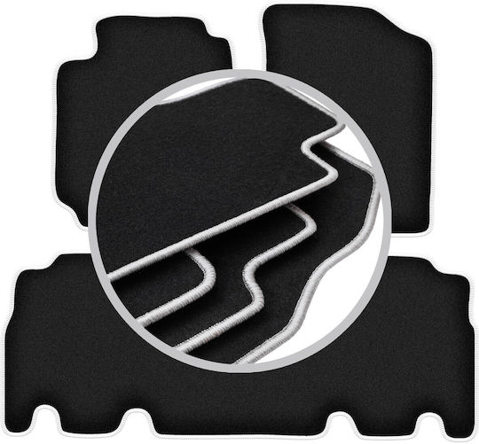 Carlux Silver Car Mats for Toyota Yaris Verso Minivan 1999-2005