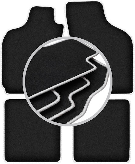Carlux-silver Car Mats Fiat Palio Weekend Station Wagon 1996-2004