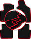Carlux Red Car Mats for Ford Ka Mk2 Hatchback 2008-2012