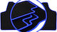 Carlux-blue Car Mats Peugeot Expert Ii Van 2007-2016