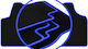 Carlux-blue Car Mats Fiat Scudo Ii Van 2007-2016
