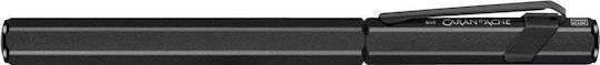 Caran D'ache Caran D'ache Fountain Pen Medium Black Aluminum with Black Ink