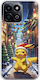 Weihnachtscartoons Pikachu Honor 200 Smart 5G Flexible TPU Transparent Silikon