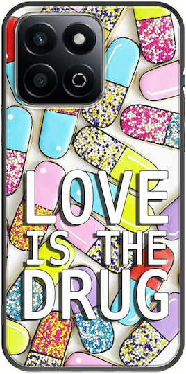 Love Is Drug Honor 200 Smart 5g Black Tpu Μαύρη Σιλικόνη