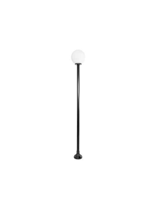 GloboStar Globostar Agros Φωτιστικό Κολώνα Εξωτερικού Χώρου IP65 για Ντουί E27 Μαύρο