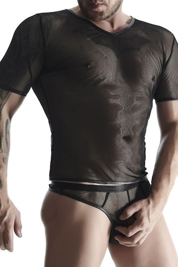 Regnes Fetish Planet Sexy Ανδρικό Top Μαύρο